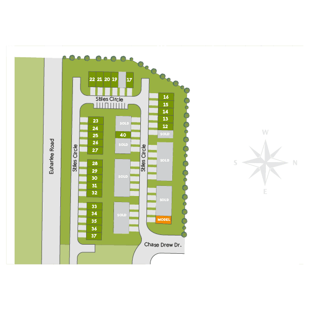 Townes At The Stiles community map