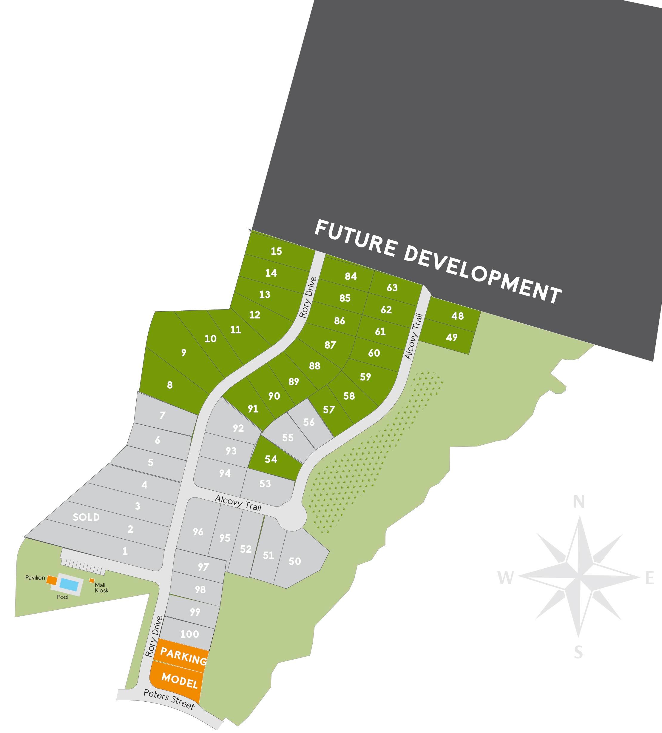 Laurel Creek community map