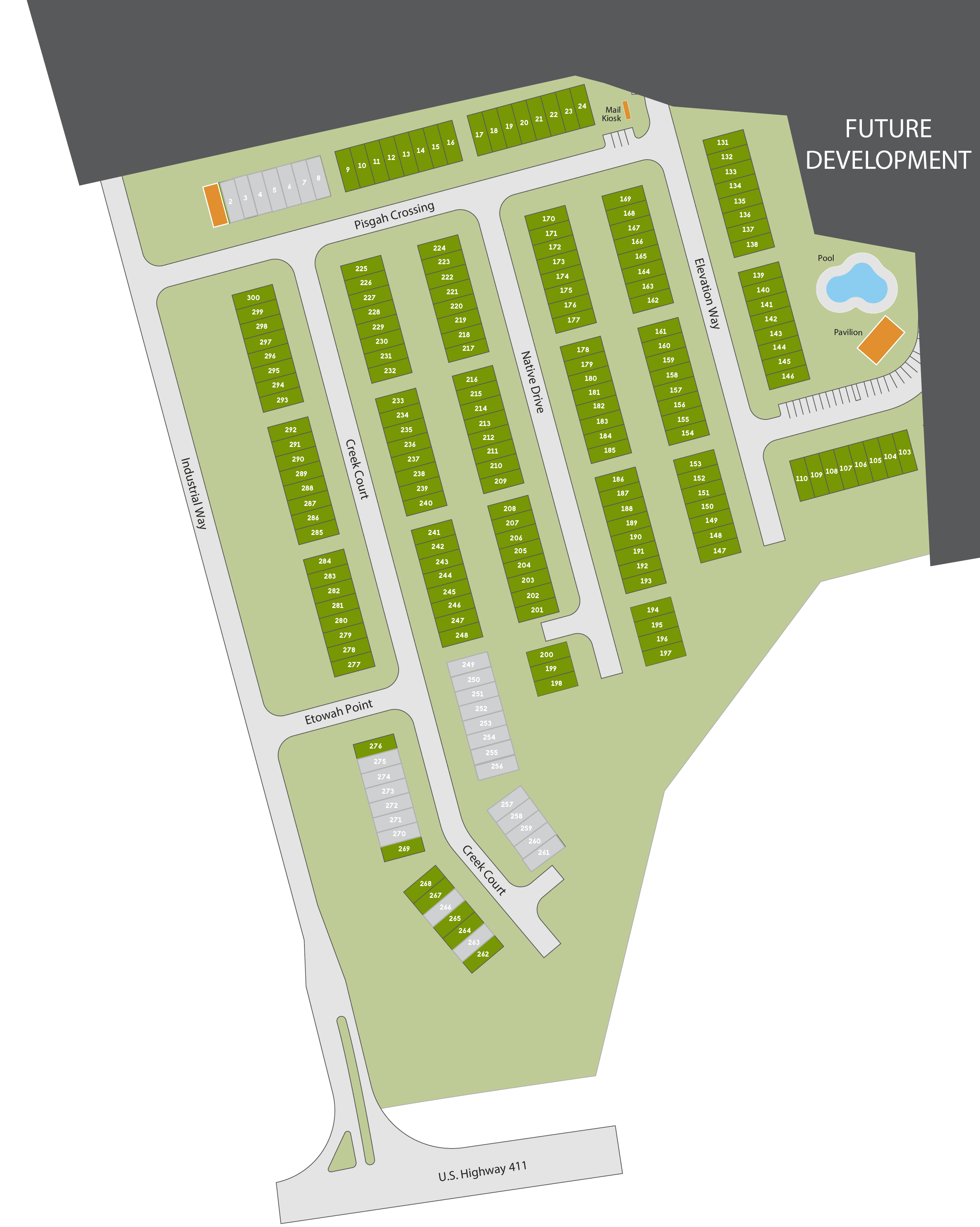 Fairington community map