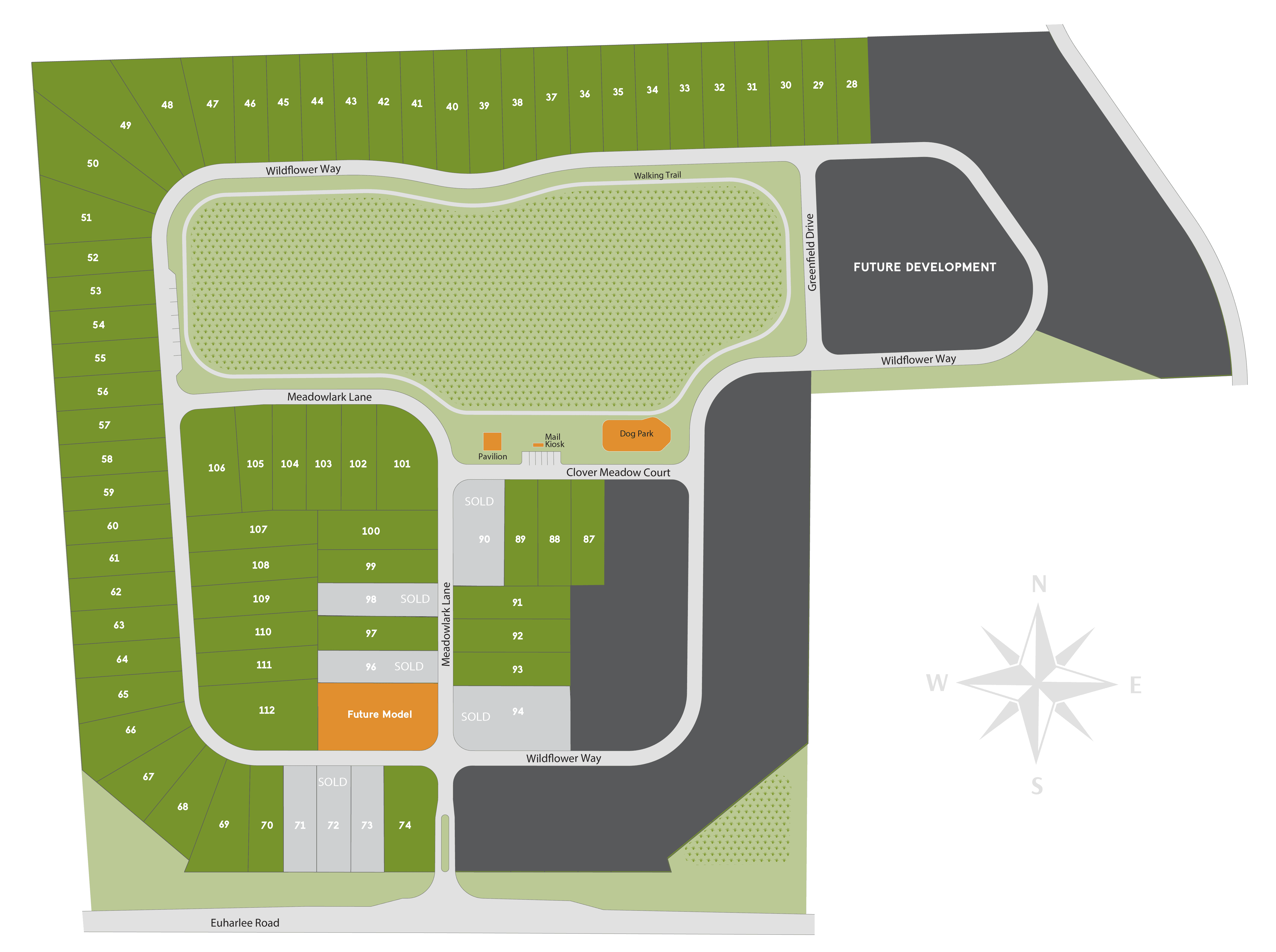 Meadowbrook community map