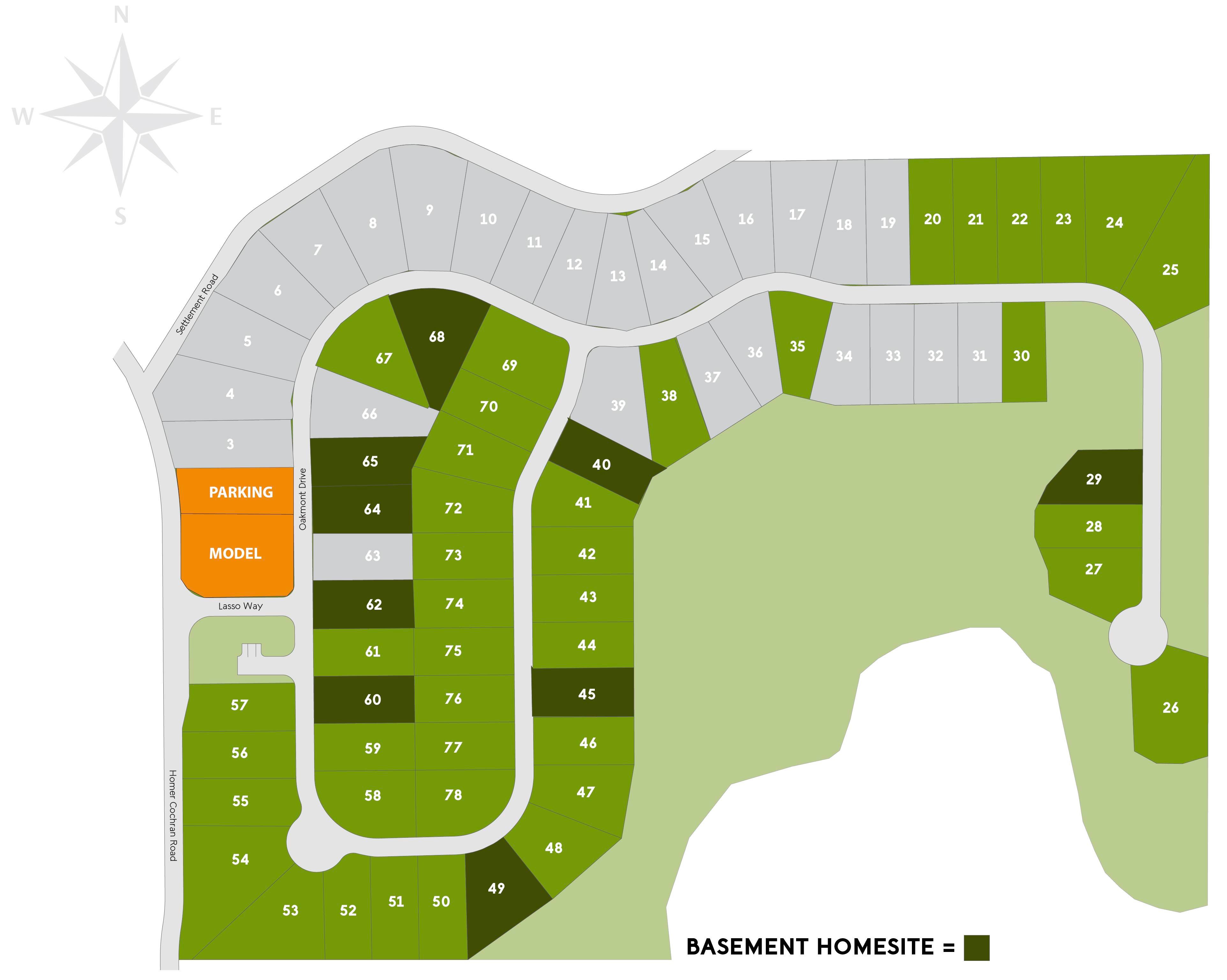 Oakmont community map