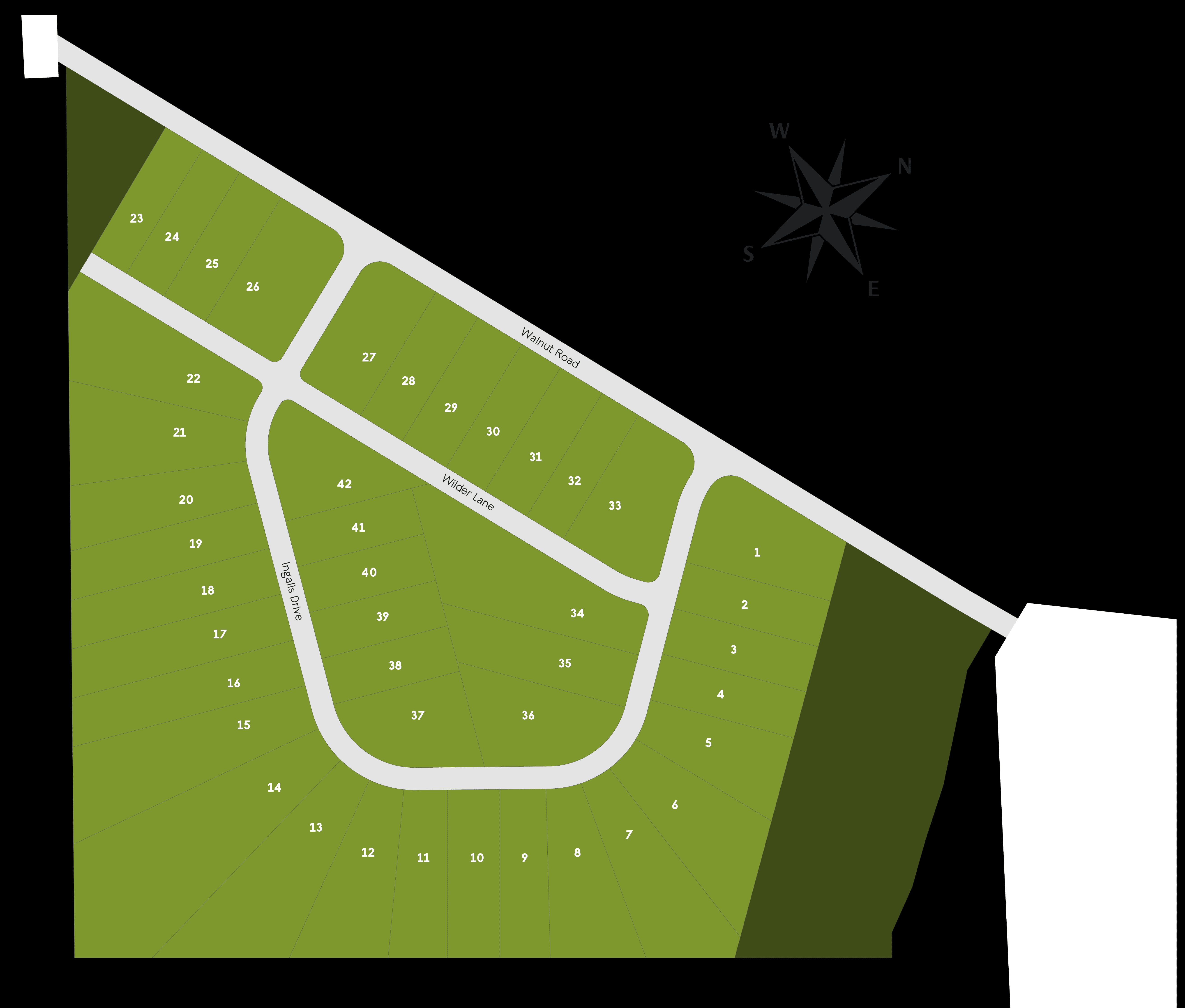 Walnut Grove community map