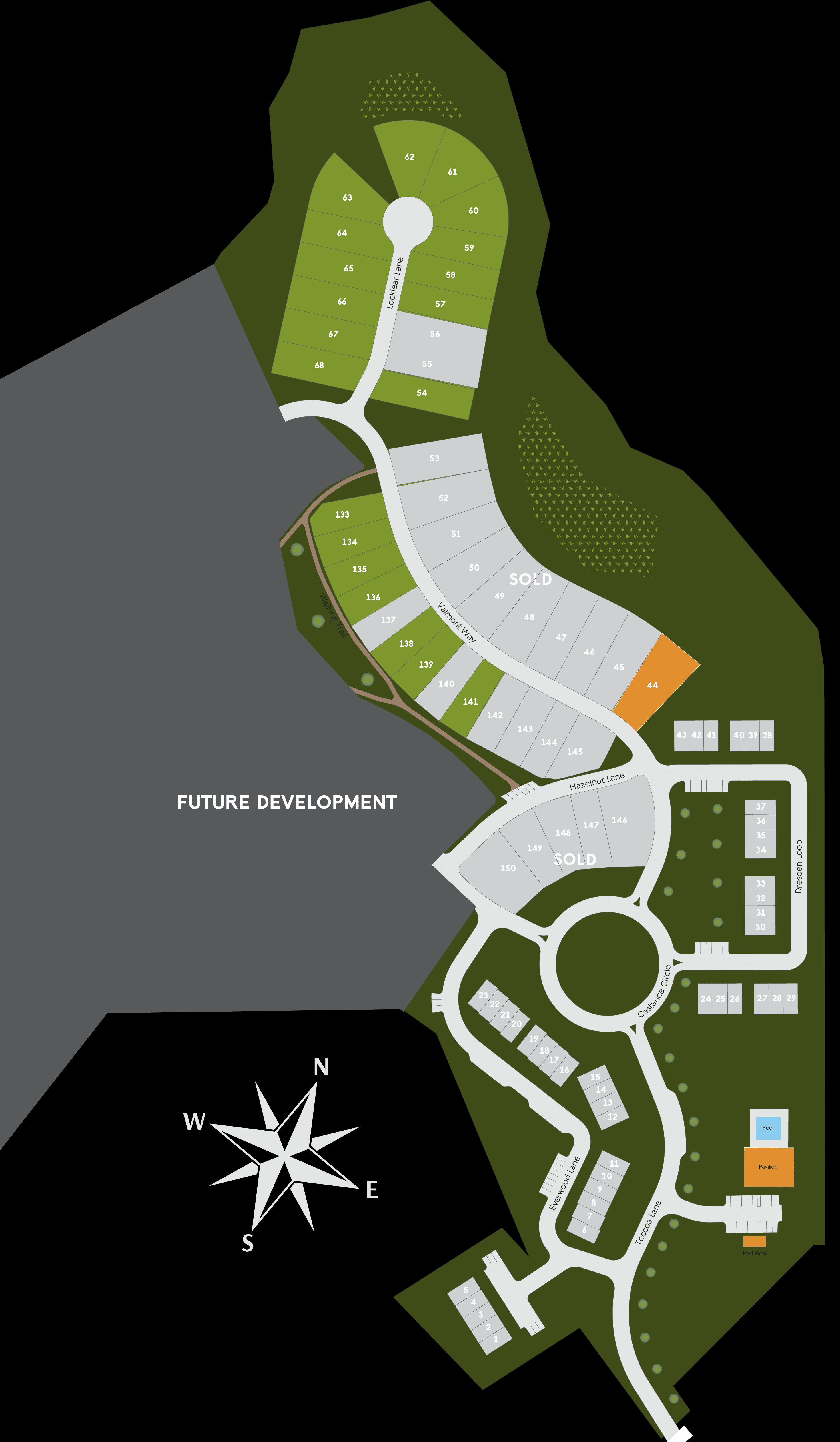 Chestnut Creek Crossing community map