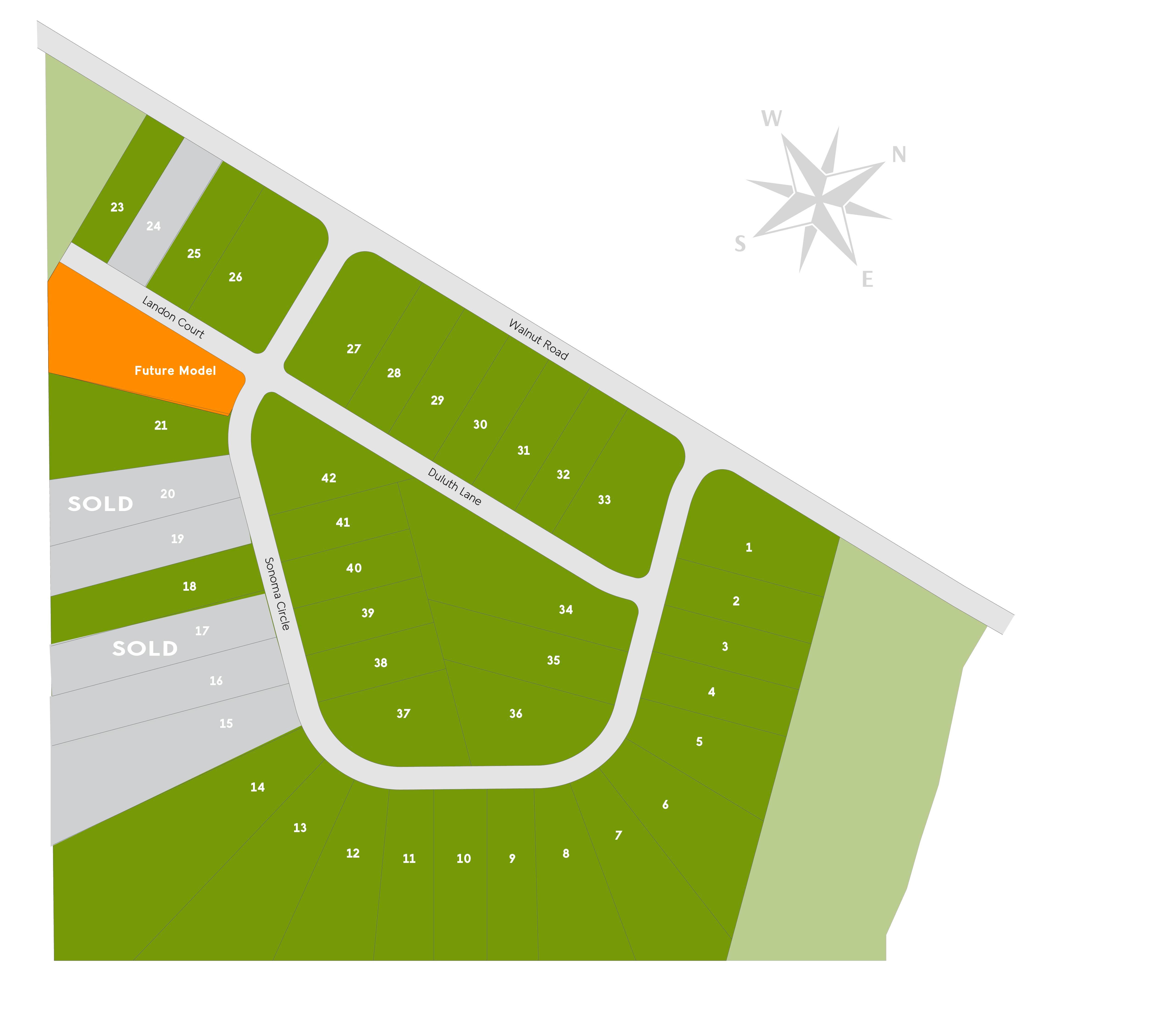 Walnut Grove community map