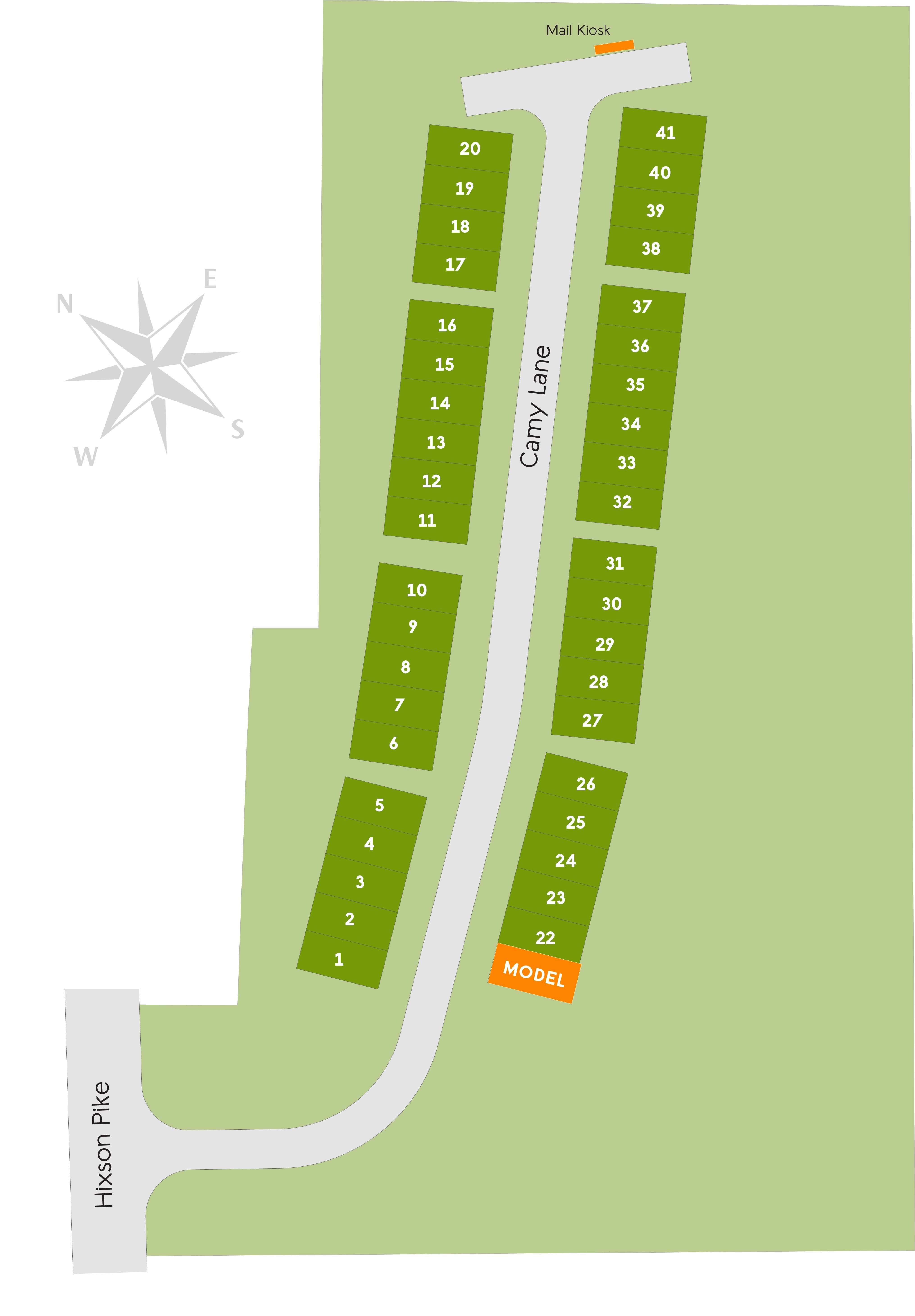 Emerson Ridge community map