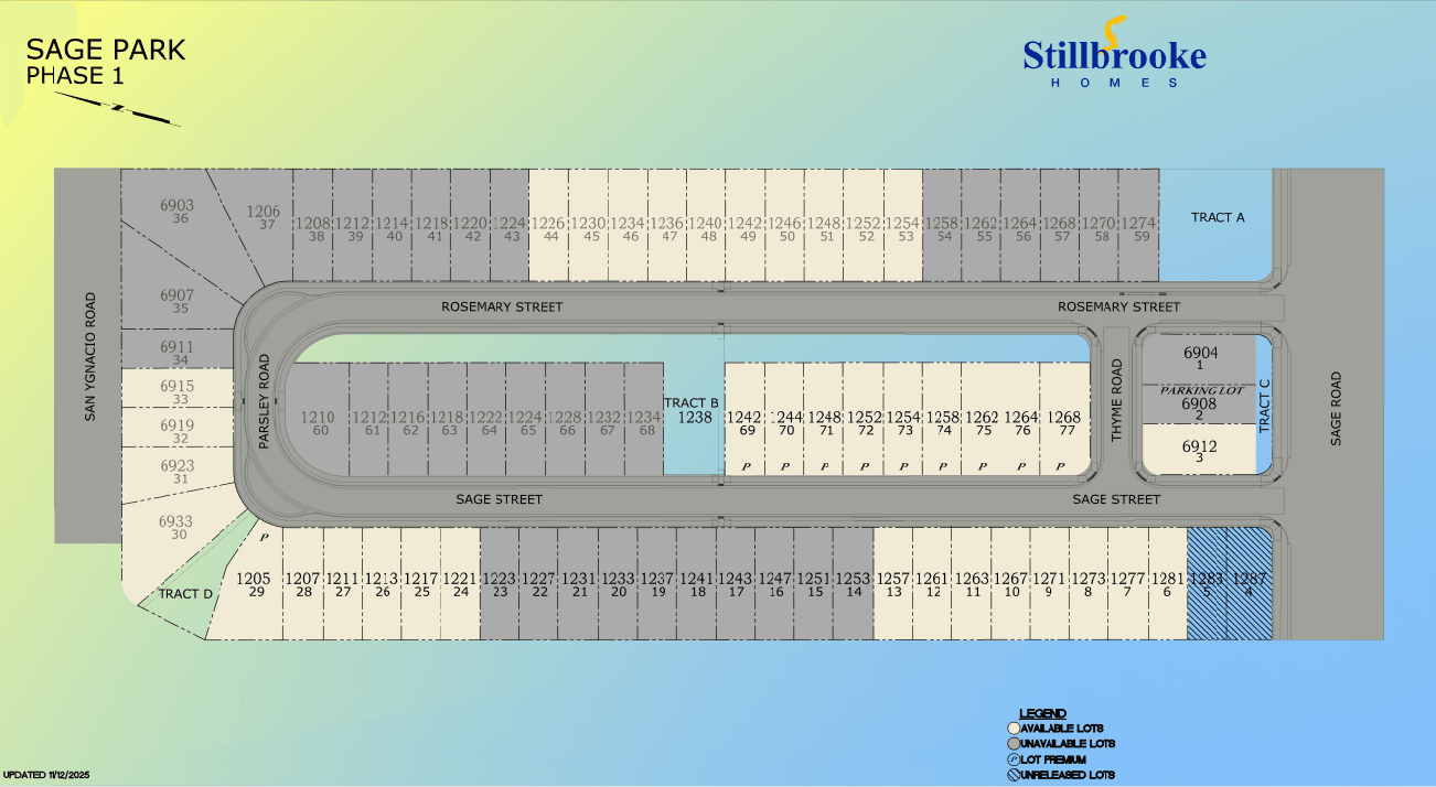 Sage Park community map