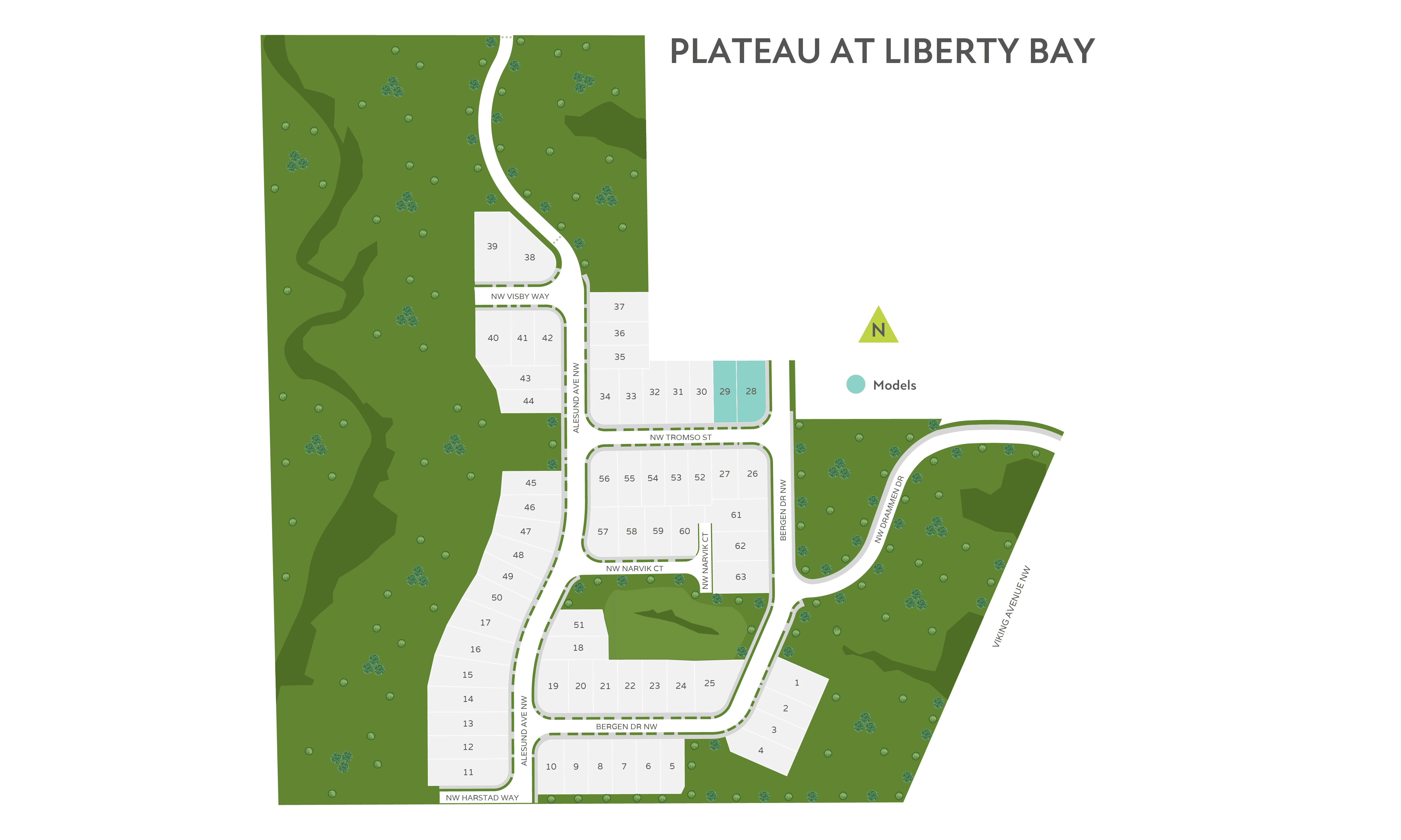 Plateau At Liberty Bay community map