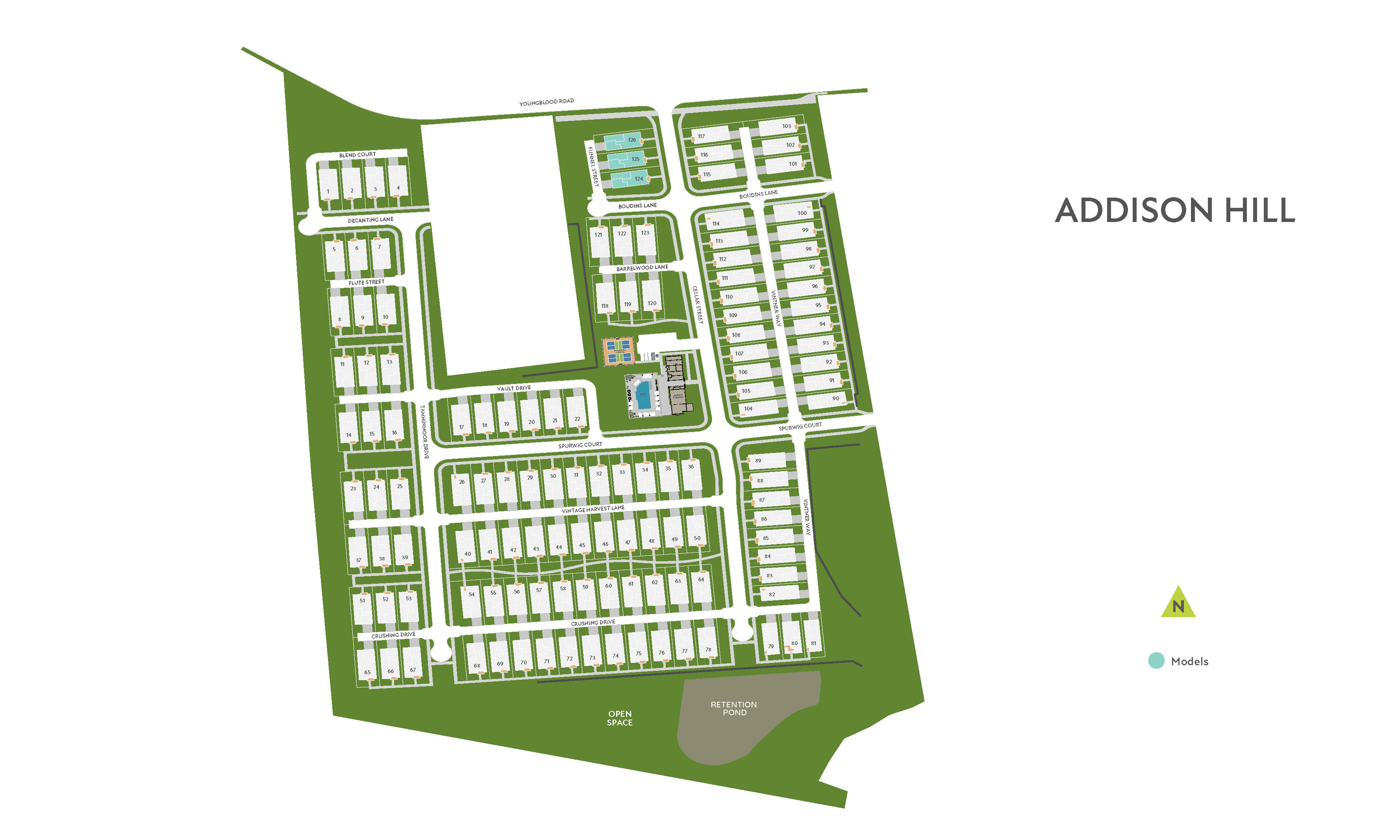 Addison Hill community map