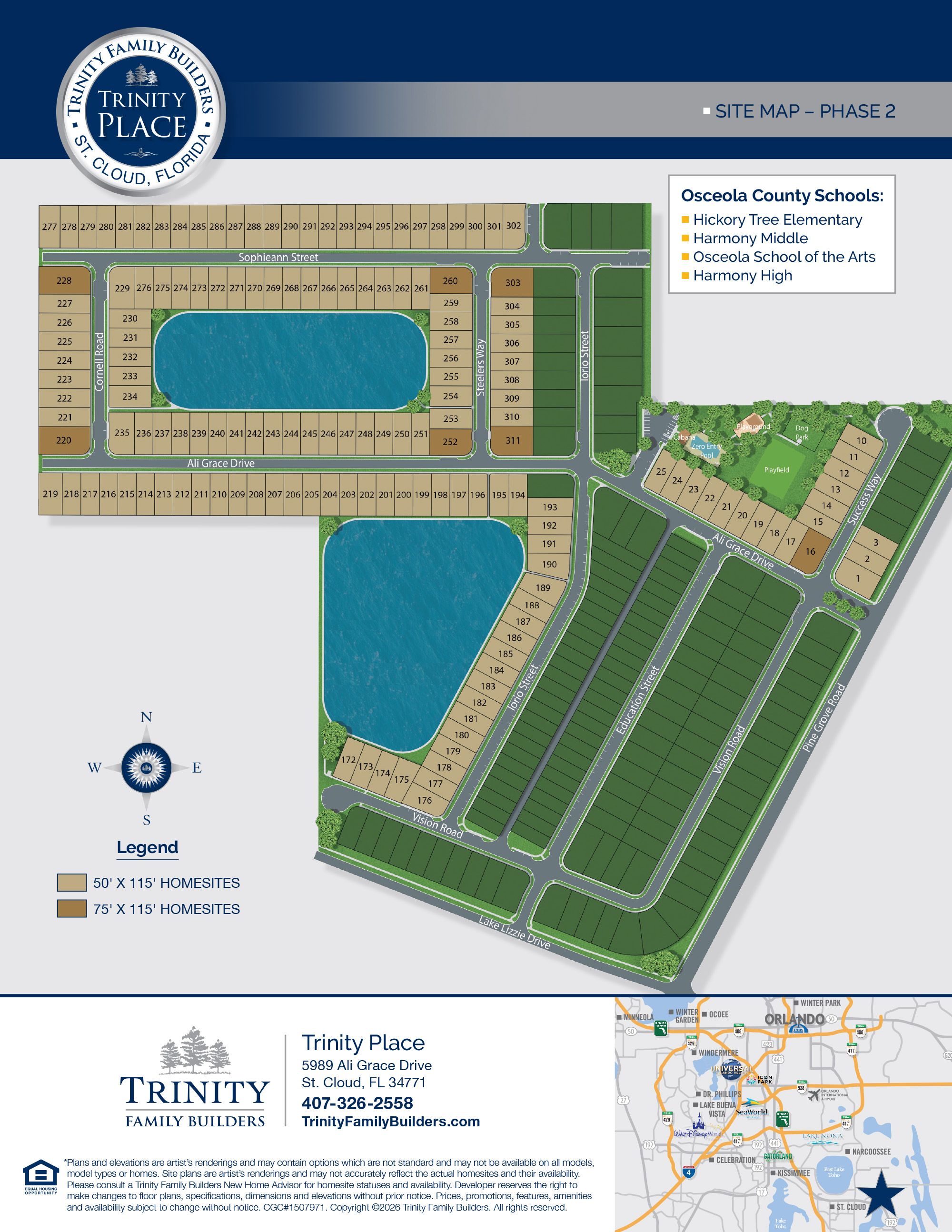 Trinity Place community map