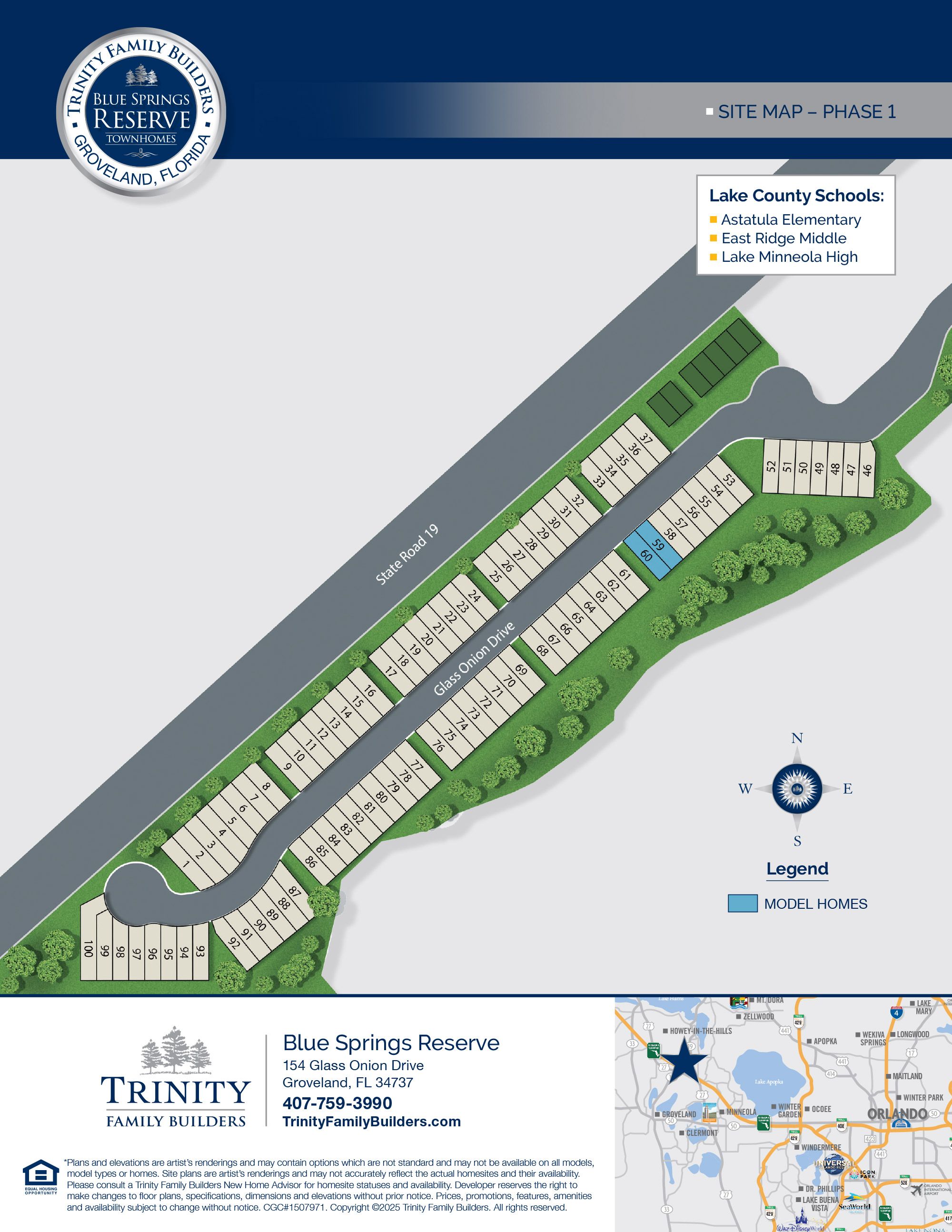 Blue Springs Reserve Townhomes community map