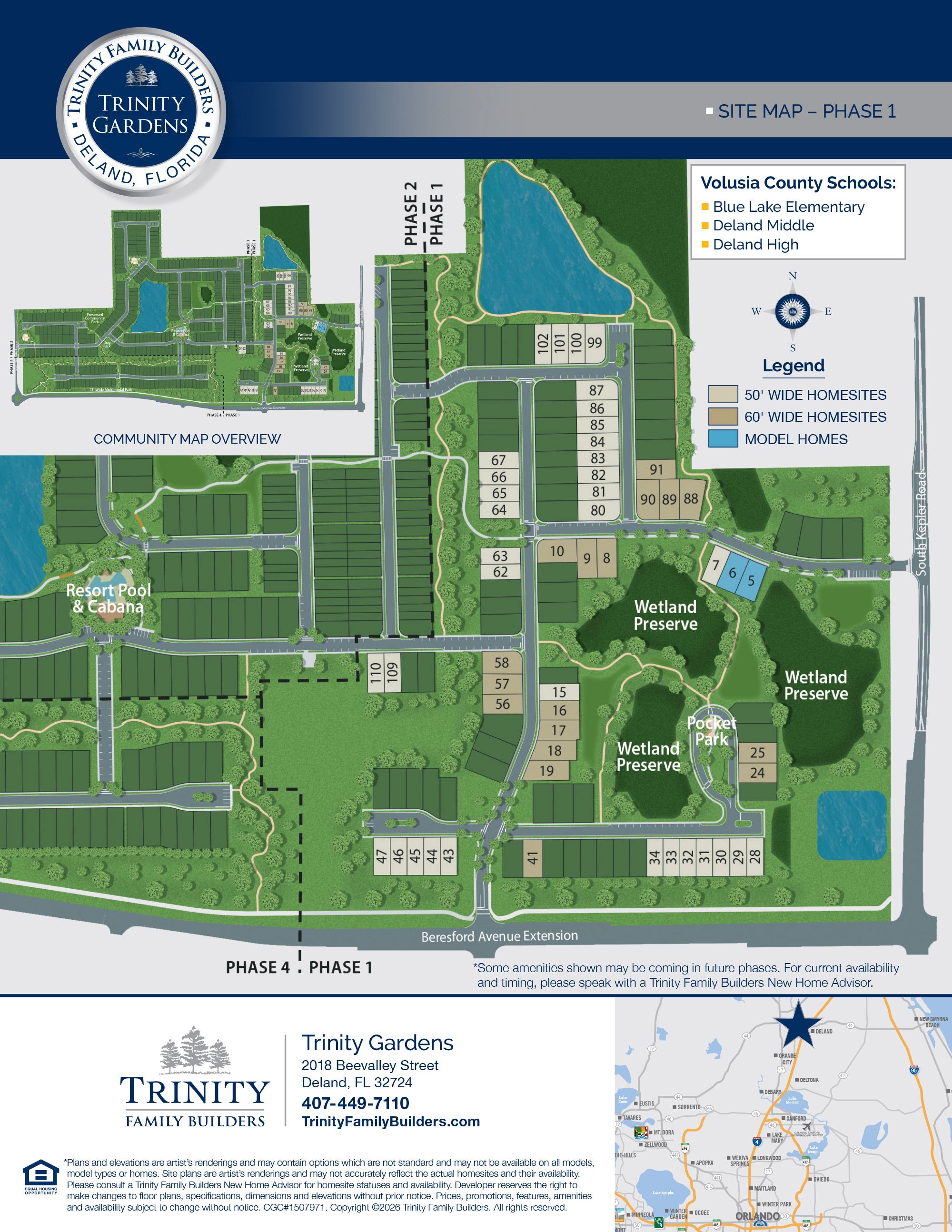 Trinity Gardens community map