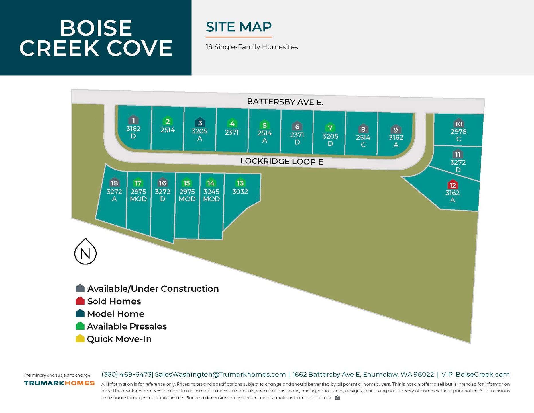 Boise Creek community map