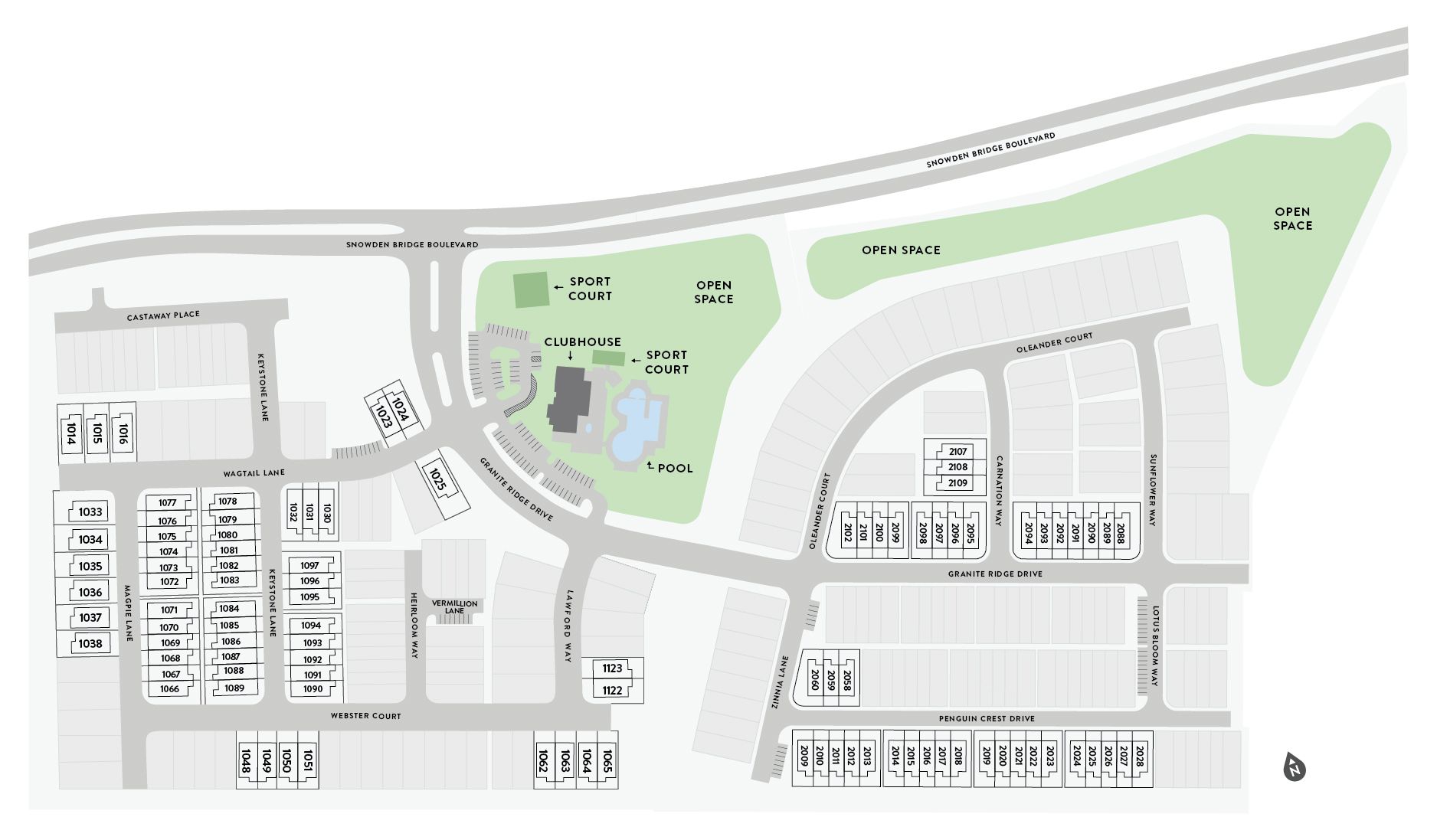 Hiatt Pointe community map