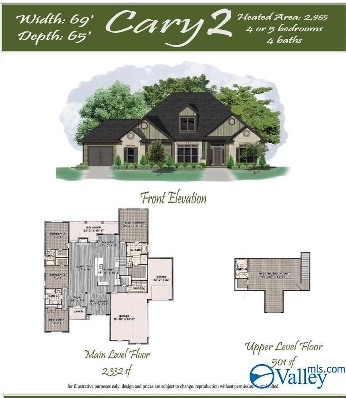 Cary 2 Plan Mable Trace. Madison, AL 35756