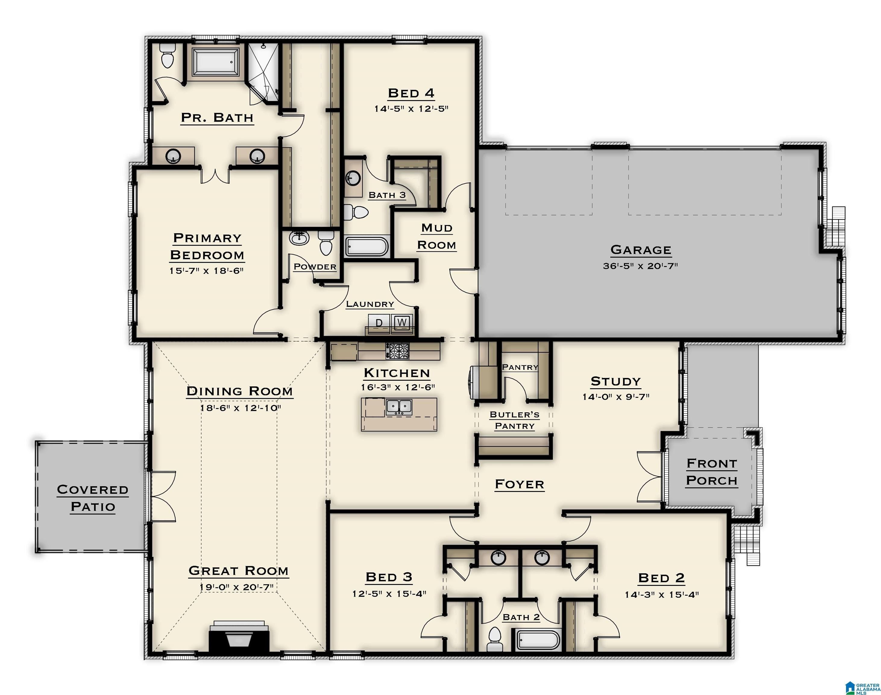 1267 Brayfield Crest Drive. Vestavia Hills, AL 35242