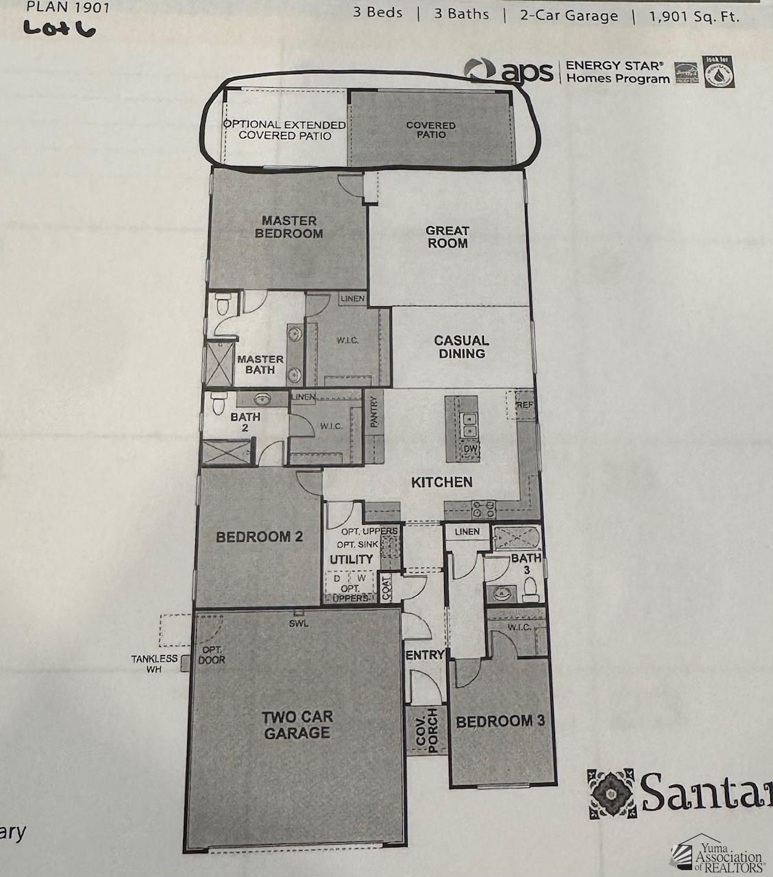 3519 S Santana Drive. Yuma, AZ 85365