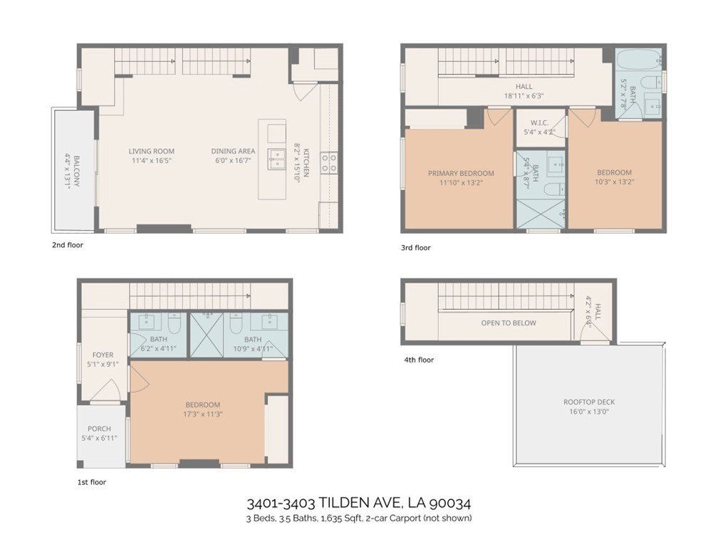 3401 Tilden Avenue. Los Angeles, CA 90034