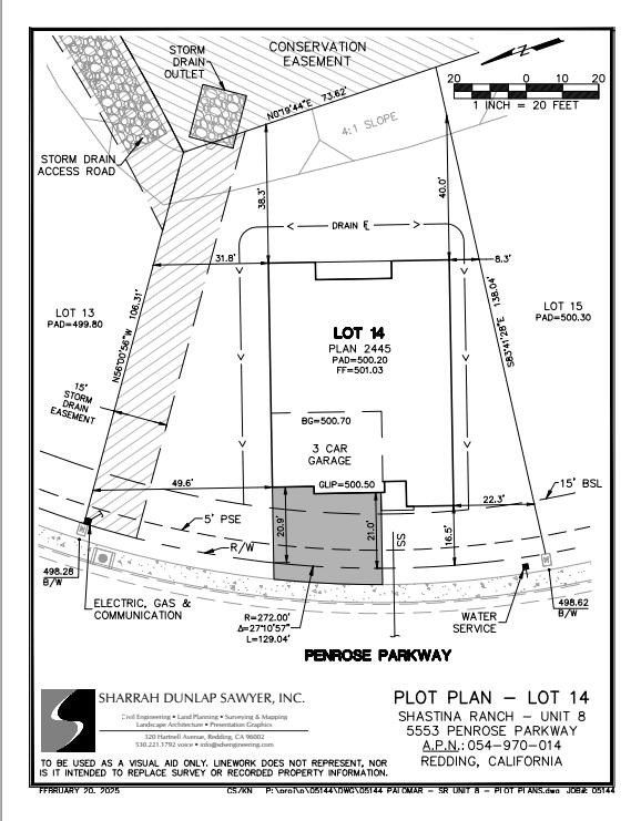5553 Penrose Parkway. Redding, CA 96002