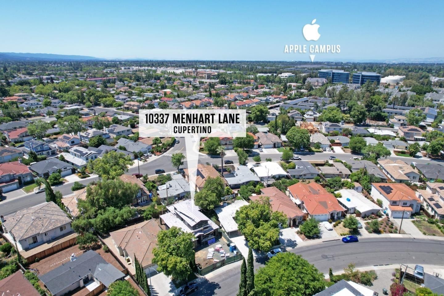 10337 Menhart Ln. Cupertino, CA 95014