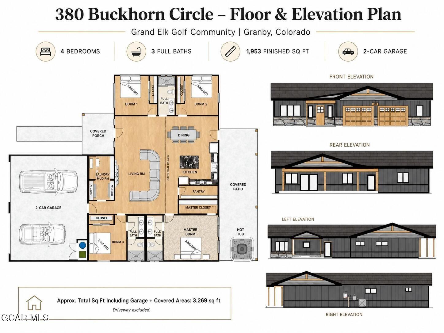 380 Buckhorn Circle. Granby, CO 80446