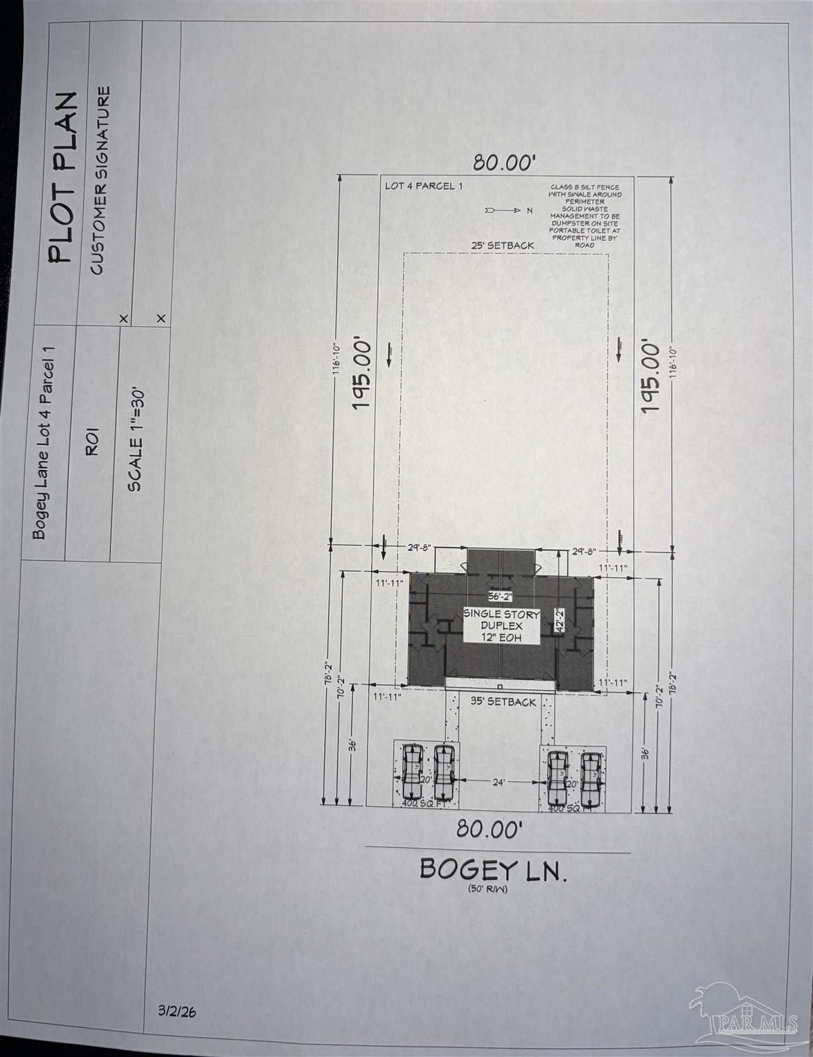 7245  7247 Bogey Ln. Milton, FL 32570
