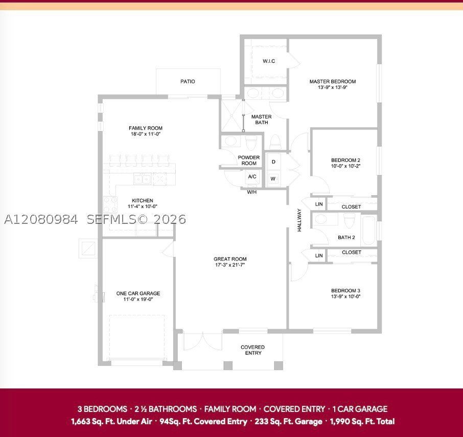 11918 Sw 231. Miami, FL 33170