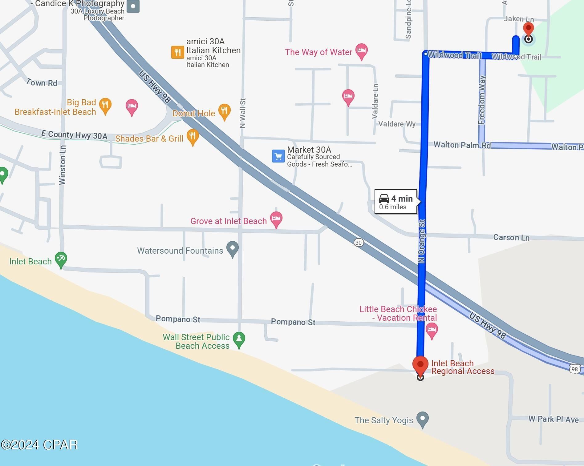 32 Asher Street Lot 36. Inlet Beach, FL 32461