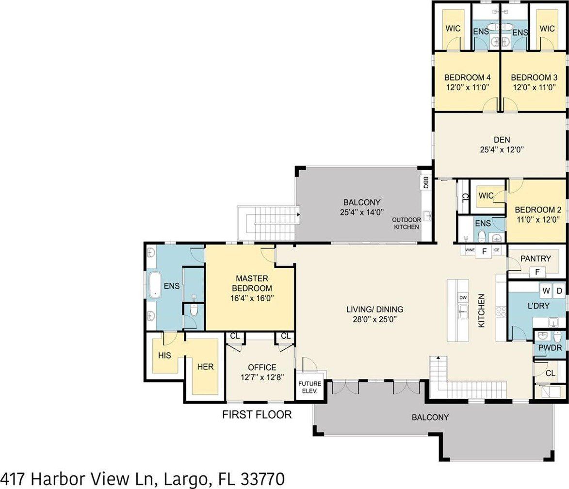 417 Harbor View Lane. Largo, FL 33770