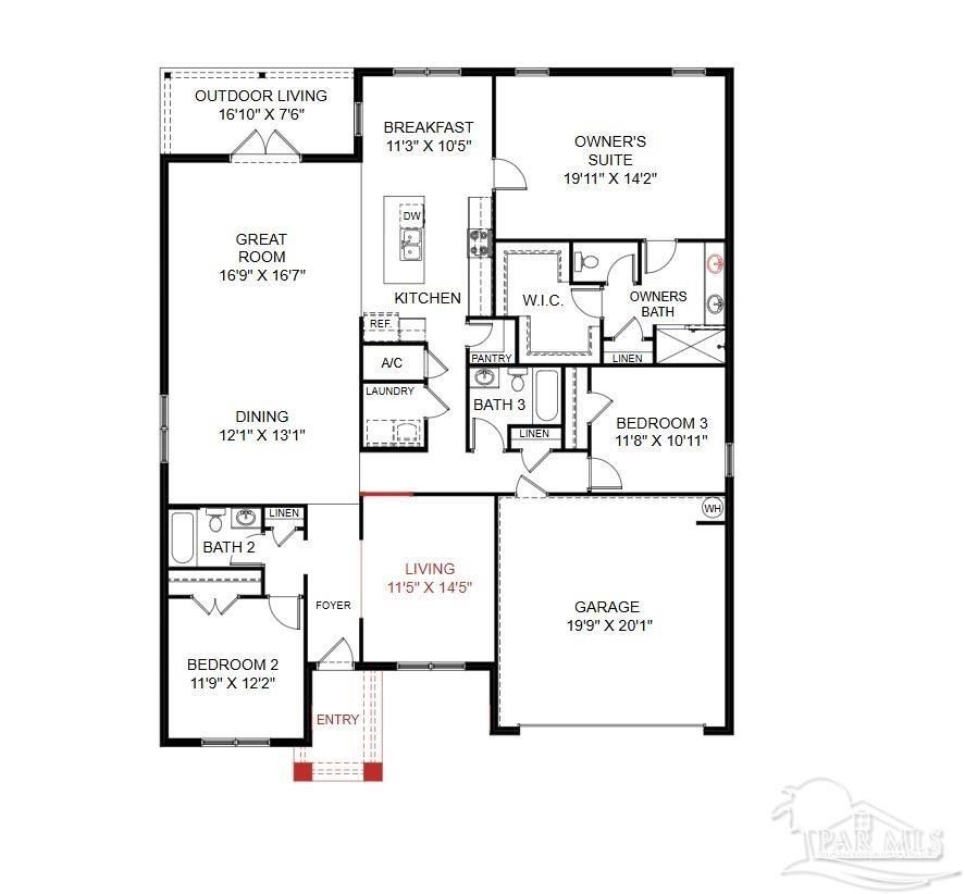 6988 Terrapin Dr. Pace, FL 32571