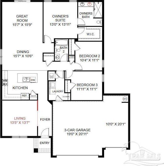 6984 Terrapin Dr. Pace, FL 32571