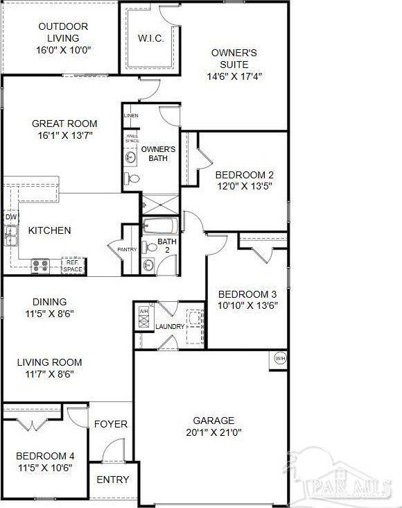 3279 Montecito Blvd. Milton, FL 32583