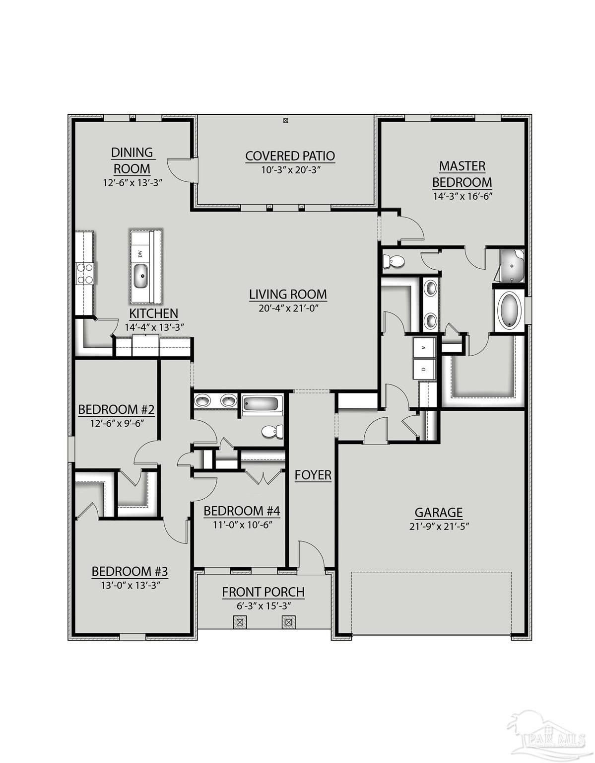 5273 Adeline Cir Lot 3F. Pace, FL 32571
