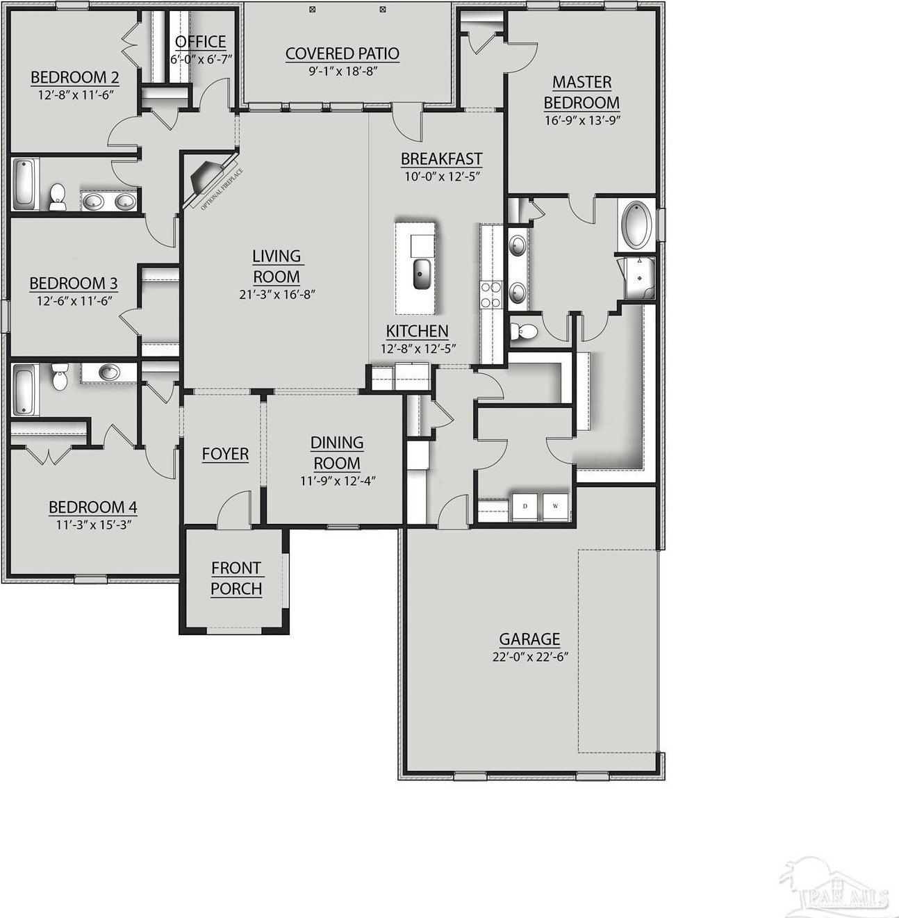 2206 Royal Fern Ln Lot 2A2. Cantonment, FL 32533