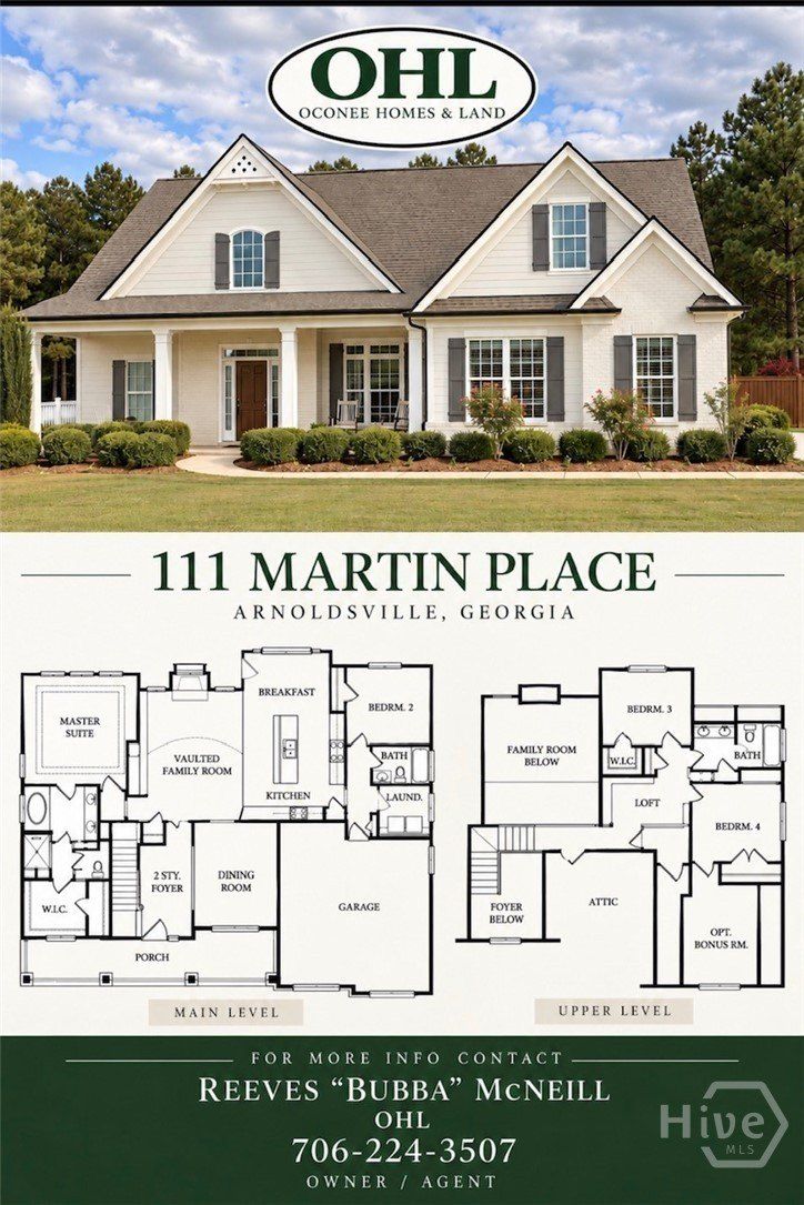 111 Martin Place. Arnoldsville, GA 30619