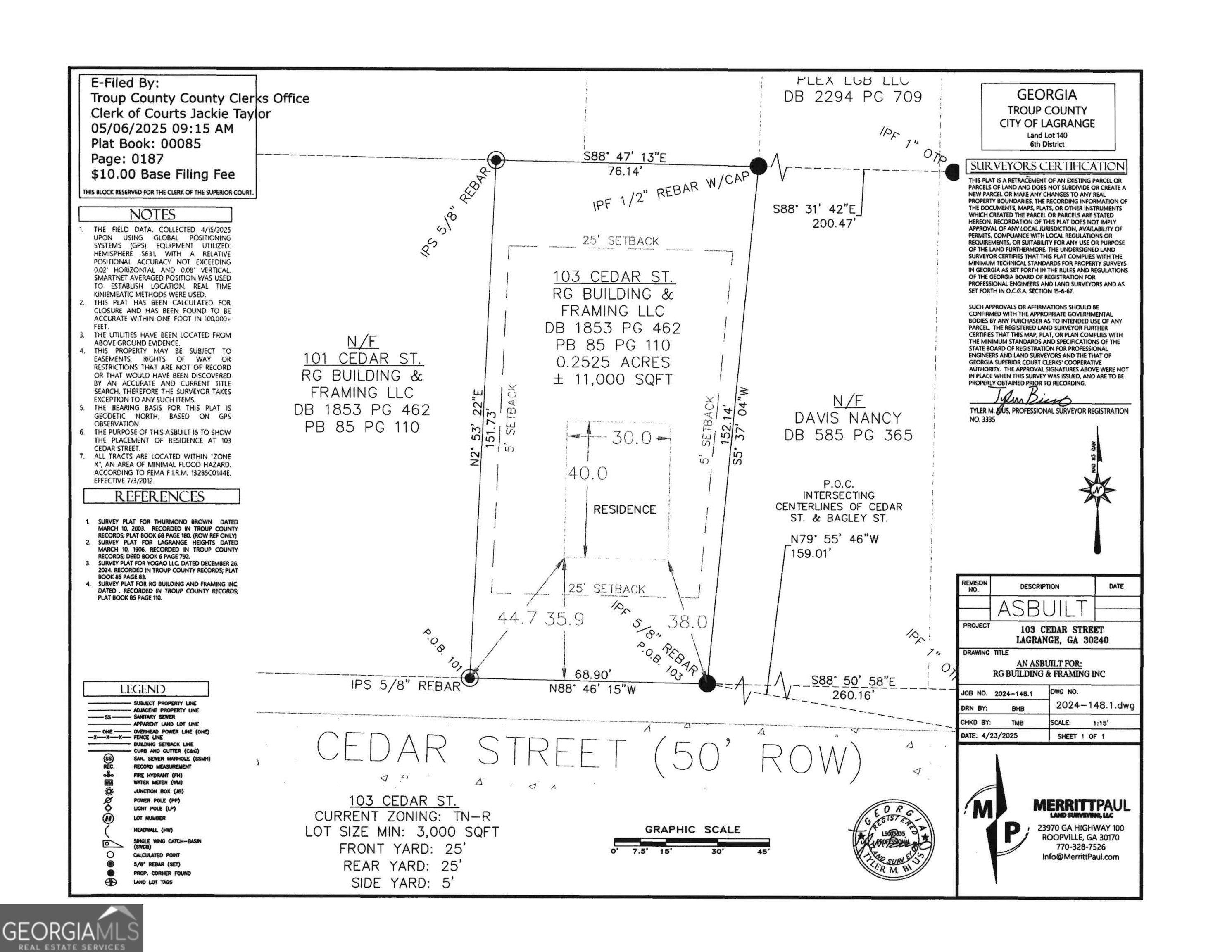 103 Cedar Street. Lagrange, GA 30240