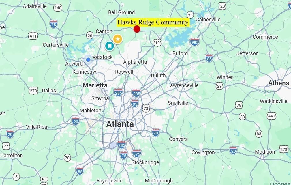250 Hawks Lake Drive. Ball Ground, GA 30107