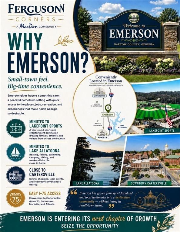 24 Lewis Ferguson Road. Emerson, GA 30137