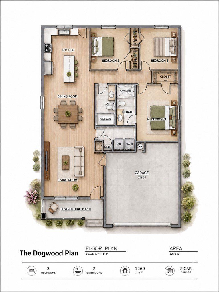 300 Ashbrook Trace Drive Lot 12. Athens, GA 30605