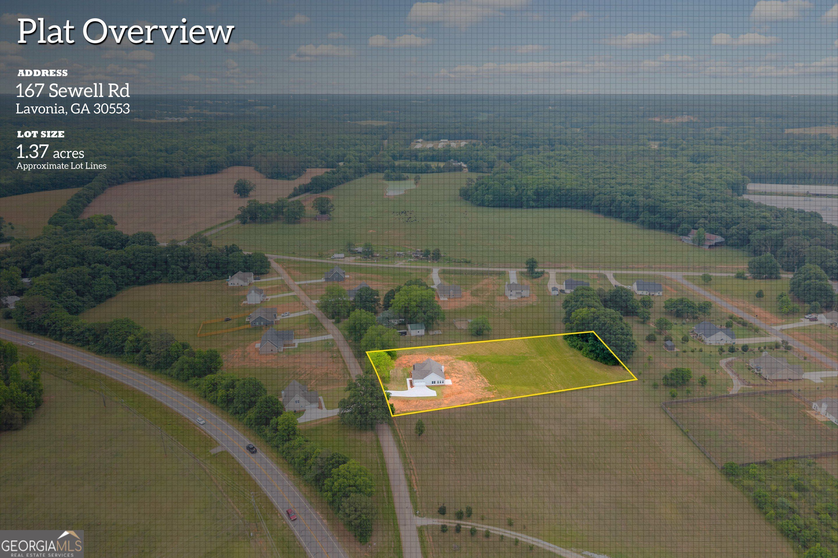 167 Sewell Road. Lavonia, GA 30553
