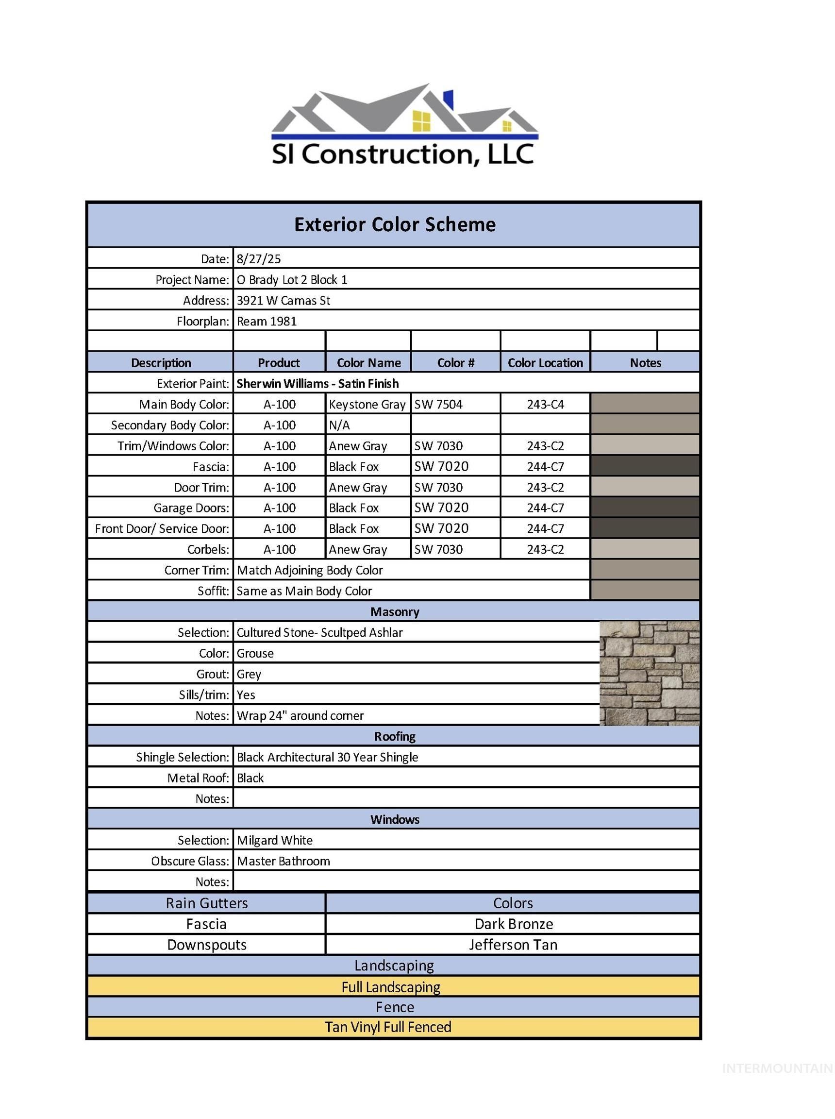 3921 W Camas. Boise, ID 83705