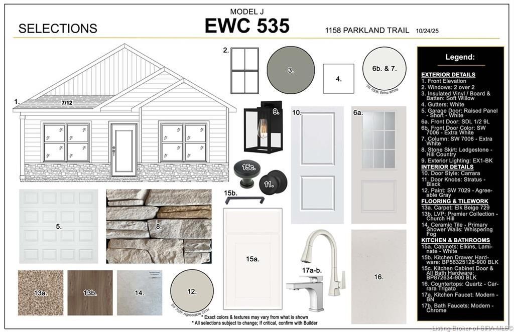 1158 Lot 535 Parkland Trail. Jeffersonville, IN 47130
