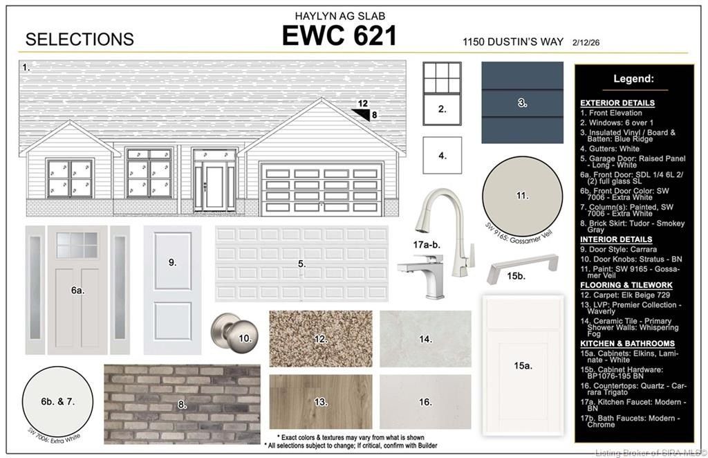 1150  Lot 621 Dustins Way. Jeffersonville, IN 47130