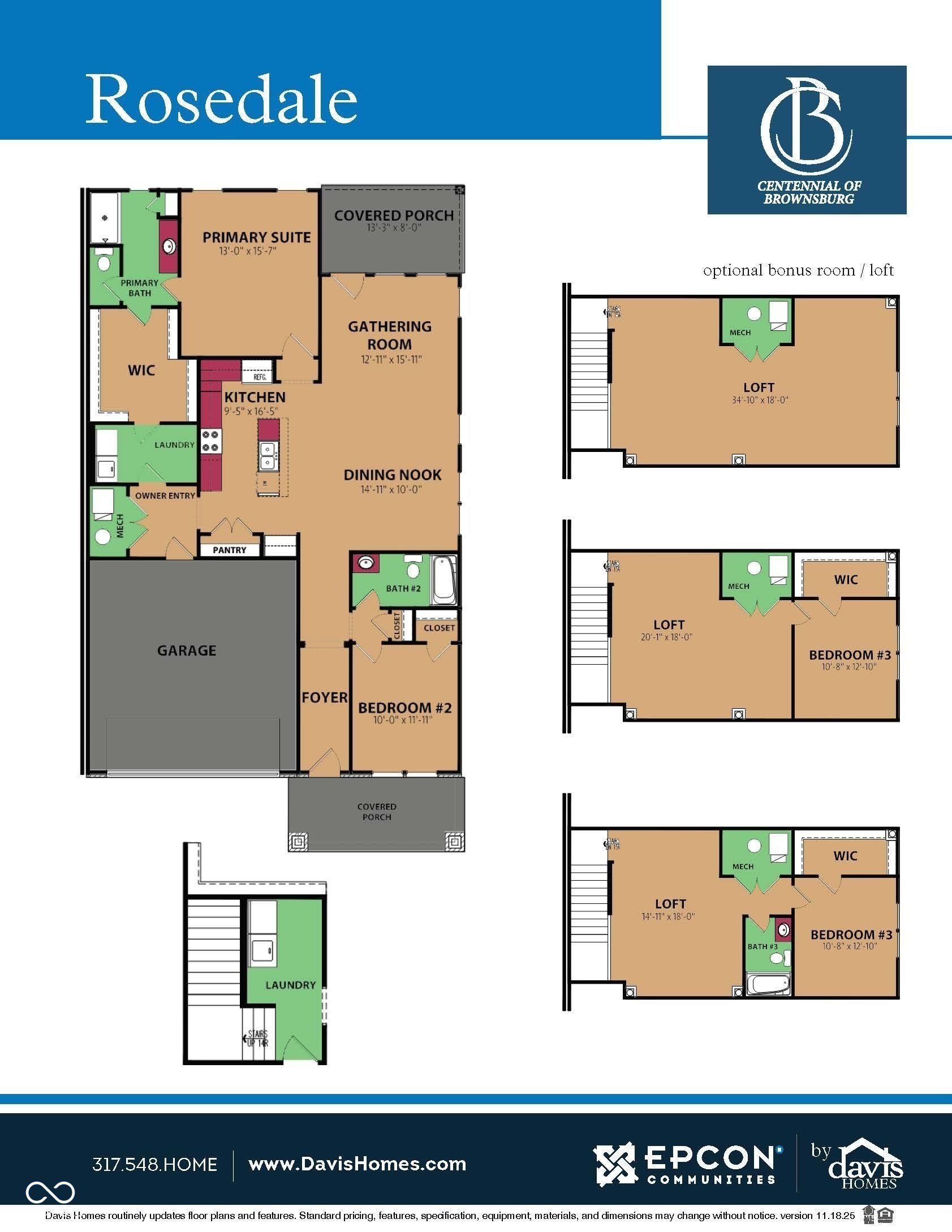 8906 Constitution Trail. Brownsburg, IN 46112