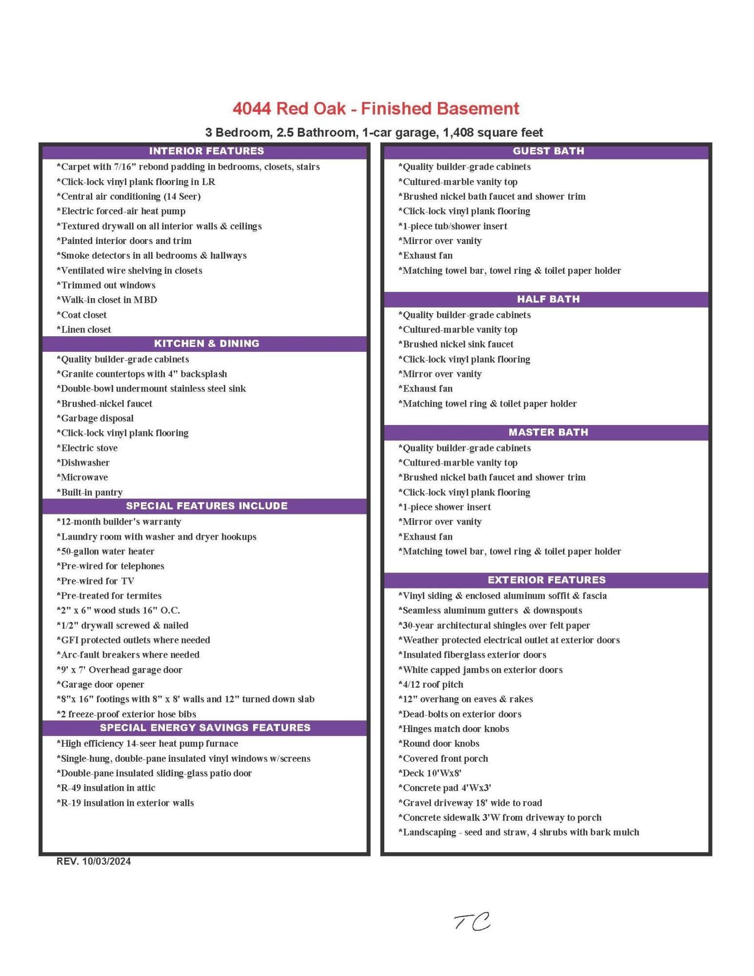 4044 Red Oak Road. Rockaway Beach, MO 65740