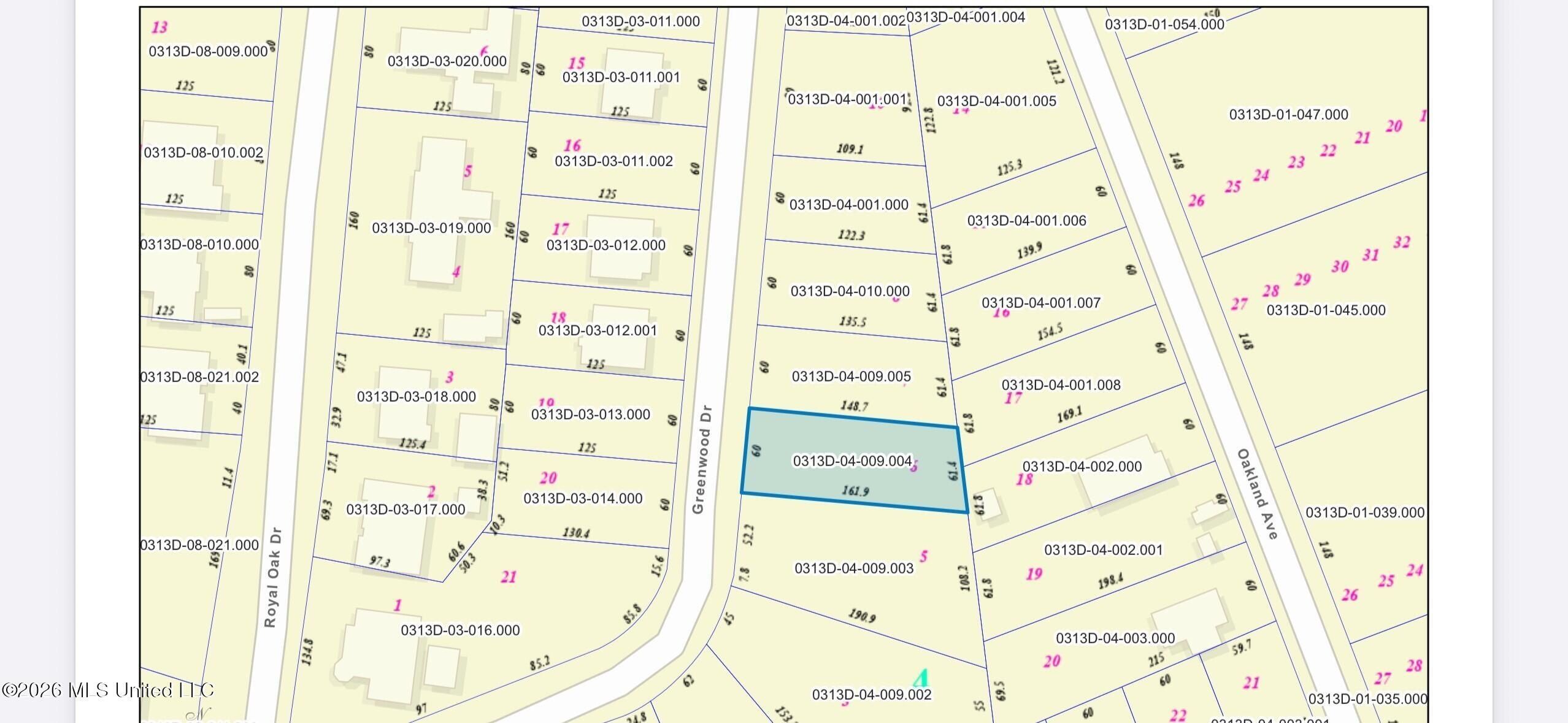 Greenwood Lot 6. Pass Christian, MS 39571