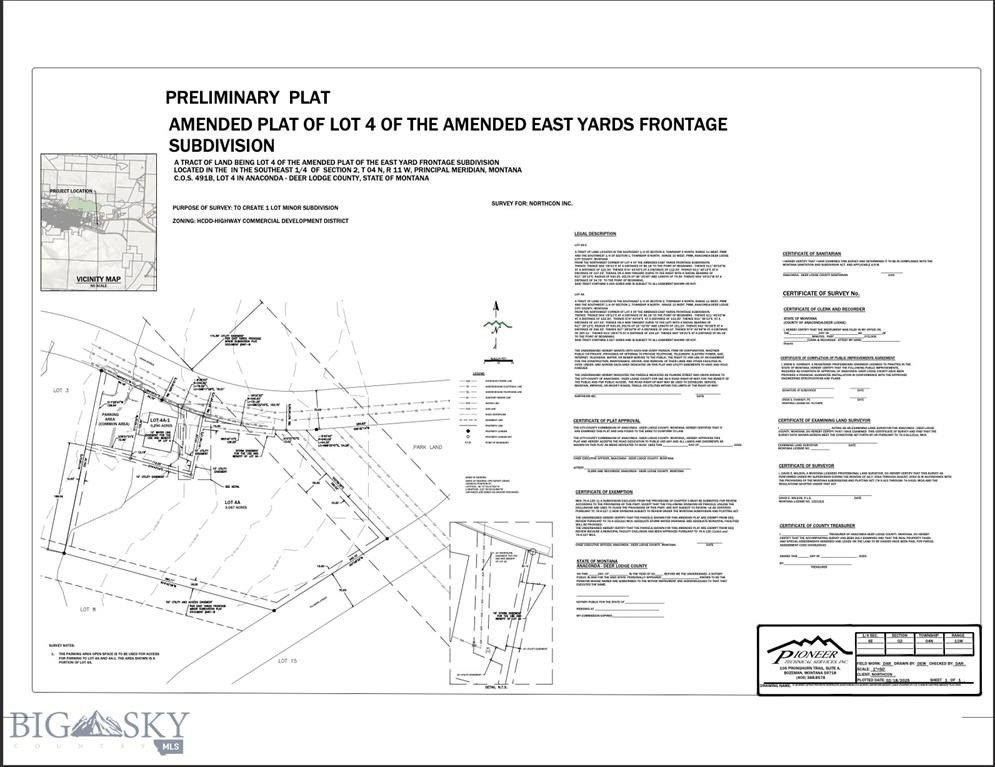 101 Union Avenue Lot 4A. Anaconda, MT 59711