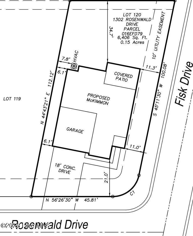 1306 Rosenwald Drive Ne Lot 119. Leland, NC 28451