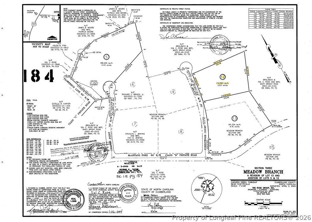 2730 Forestwood Lot 12 Court. Fayetteville, NC 28311