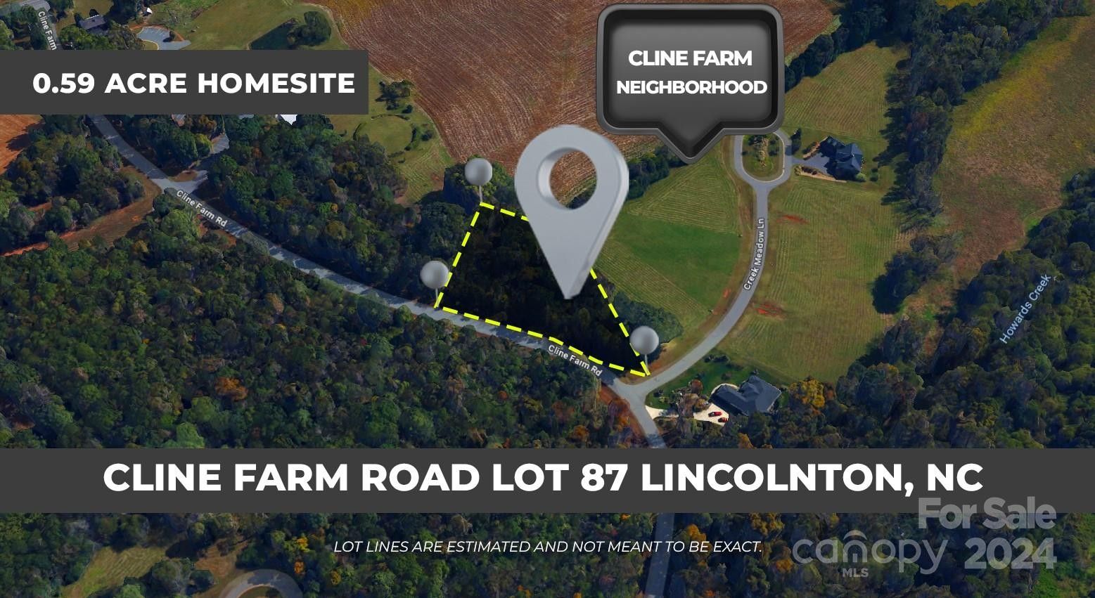 Lot 87 Cline Farm Road. Lincolnton, NC 28092