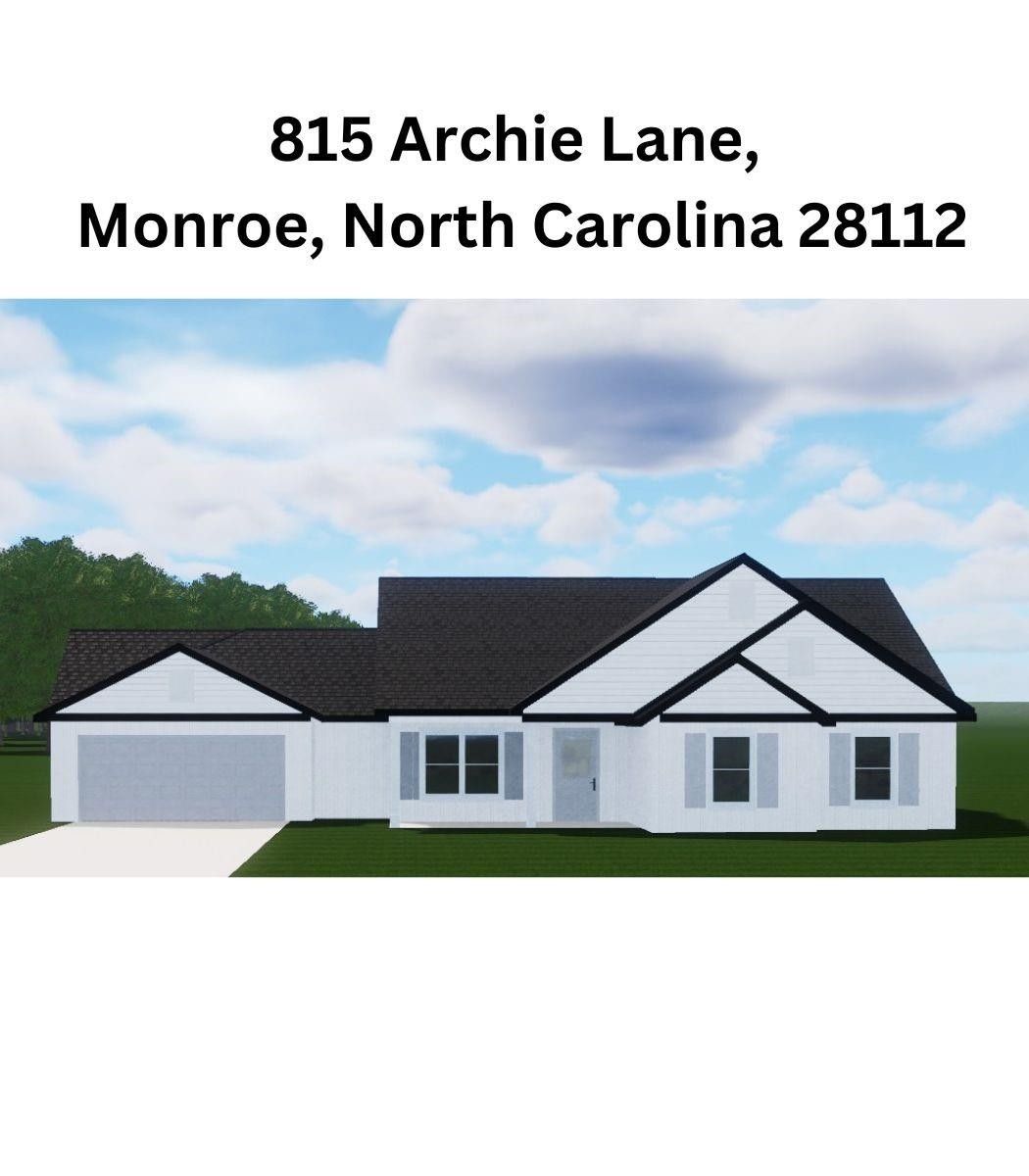 815 Archie Lane. Monroe, NC 28112